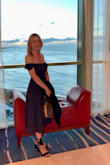 It's a nice dress on. The fabric is not so summery, but I am keeping it. - Ziena A.