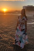 I love this dress, and I received so many compliments when I wore it too. Great fit, great quality, nothing to complain about. I ordered a size large. - Dana P.