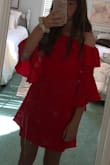 I am always impressed with the quality of the material for such a great price. I am never disappointed with my purchases for here. The dress fits perfectly and the material is great! I highly recommend this dress! - Audrey B.