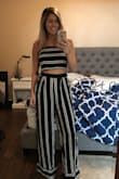 Thus outfit is comfy, beautiful and different! Can't wait to wear it on my vacation! BUT since I am so short, I need to get it hemmed. - Susan L.
