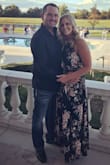 I wore this dress for my wedding rehearsal and it'd make a great dress for a guest as well on the Big Day. Love the slit and the high neck detail! - Kassandra H.