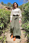 These are a dream! I received so many compliments when I wore them. So comfy and the perfect olive green! - Rachel S.