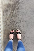 LOVE these shoes!! super cute and great for so many occasions! definitely will take some breaking in but so cute I don't even mind! - Anna L.