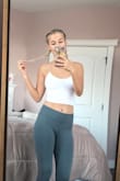 The fit is perfect and it looks exactly how it did on the model! My only problem is it is a bit see through and with the skinny straps it is hard to find a bra that works. - Alicia C.