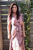 Fortunately found this dress that checked all the boxes for a themed wedding. Loved the fit, flow, color and it was well made. Will definitely wear the dress again. It is very long. Hard to wear without 4-5 inch heels on. - Kathleen W.