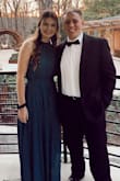 I ordered this dress for a formal at UGA and absolutely loved it! It fit the occasion so well, but kept me comfortable at the same time. I was able to eat and dance just fine in this dress all night. I would highly recommend this dress for any of your formal events. The only setback I have for you is the length. It fit me perfect, but I am tall at 5'10". If you are shorter, you may have to wear heels or get it hemmed depending on your preference. - AB V.