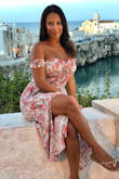 I LOVE this dress!  Sexy, cute & comfortable all at the same time! It's the perfect vacation dress bc you can dress it up or down and it doesn't wrinkle! - Michelle S.