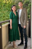 I love this cute retro dress with my light pink shoes! :) I got them for my friend's engagement party and I had so many compliments from everyone! 
Thank you Lulus! - Didem C.