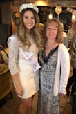 I wore this to my bridal shower this weekend, and it was just about perfect! I am a little thicker through my hips and thighs, so it did ride-up on occasion, but otherwise it was comfortable, and I got many compliments! Would recommend for any bridal occasion, so just a fun, fancier dress! - Molly S.