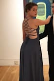 I got this for a fancy ball I was going to and I loved it. I ordered a small and medium because I wasn't sure which would be better but I ended up choosing the small. I loved how snug it was but not too tight! I can't wait to wear it again. The only downside was the straps could be confusing when initially getting it on. - Linda S.