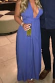 Love this dress! It was just a tad short but didn't stop me from wearing it with flat sandals! It is very low cut as well - great for a vacation but maybe not an everyday basic dress. - Courtney H.