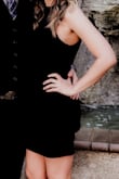I had bought this dress for my grandparents 60th wedding anniversary and I was nervous because it is form fitting. It fit perfect! It wasn't to tight to where I was uncomfortable with the way it looked or felt. It's hugged in all the right places and I will definitely be wearing this to other events this year! - Ashley B.