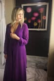 This purple color is stunning! Looks great on camera. I've worn it out as an outfit, but recently I wore it as a swim coverup in vegas and it was perfect for that. I will say the shorts ride up to a point that's kind of annoying. I am able to wear with flats so taller girls may find it too short. Wrinkles easily. - Kelsey H.