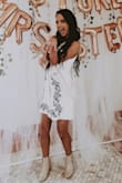 This dress was literally amazing for my bridal shower over the weekend! It fit so perfectly, and I was given so many compliments! It's made with lovely material that doesn't feel cheap whatsoever! - Ashley P.