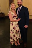 It is beautiful! Fits perfect! Love it! Got so many compliments and was able to wear it with heels and with flats at the end of the night. - Virginia H.