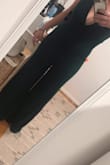 There were no larges left so I ordered an XL just to see. Definitely needed the large but only for the straps and v neck. Probably was true to size for XL. Great material. - Teresa S.