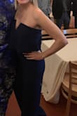 Wore this to my brothers rehearsal dinner and got so many compliments. It is long but perfect with heels. Highly recommend! - Katie O.