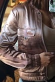 I got this anticipating for it to be a cute in-style bomber, but it fell flat. The fabric is super thin and the color is darker than expected. If it wasn't final sale I would have returned it. - Rebecca R.