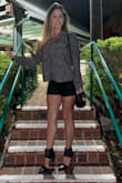 I love this top with some black pants or some shorts it looks very classy. - Jessica D.