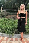 Absolutely love this two piece set! It's cute and casual. The top and skirt can also be worn separately with other items! The top is a little loose but other than that it fits well! - Charlotte B.