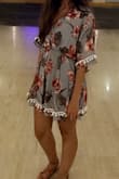 It was very comfortable dress with soft fabric. Really loved the dress! - Meredy M.