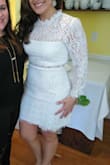 One of my favorite dresses ever! I wore it for my bridal shower and got tons of compliments. It's a tad short so be aware but other than that this dress is amazing! I wish I could wear it again and again! - Jennifer