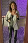 The fit was a little loose but after I rolled the sleeves it looked good and it fit great with the rest of my outfit. - Jennifer G.