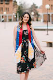 This dress is exactly what I was anticipating. It fits true to size and has adjustable straps for the perfect fit. The embroidery is beautiful and super high quality! I'm 5'7 and the length hits me just right! - Constance B.