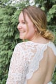I ordered this dress for my wedding and it was gorgeous! I got so many compliments and felt so good in it! It was very comfortable. - Brianna H.
