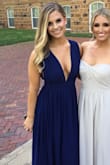 Fits perfect, pretty fabric. A little revealing so could be tacked at the chest, also a pretty large split. But looked fab! - KADI J.
