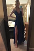 This dress was beautiful and I got so many compliments. It fit like a glove. Being tall I was disappointed that when I wore heels it was a little short but you couldn't tell! Wish I had more events to go to I would order this in every color!! - Alex L.