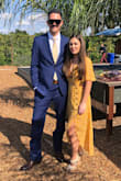 Loved this dress! I wore it to a friends spring wedding and it was great. It was a little loose in the bust since I'm on the smaller size, so I probably could've gotten away with getting an XS. Despite that, I still felt great and received a lot of compliments. Overall very happy with my purchase! - April C.