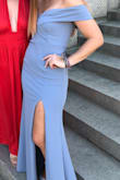 I love this dress it looked so good and was super flattering. It was difficult to move my arms due to the side straps, but that was my only issue! - Brie P.