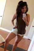 Love this skort! The fabric is nice and stretchy and the back makes your bum look great! Perfect for hot summer weather. Goes great with a variety of different tops, can be dressed up or dressed down. - Konica S.