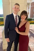 Ordered this dress for a formal event and I love it! It's timeless yet sexy. I felt beautiful and comfortable the whole night. The material is thick and stretchy, so it laid very well and was so soft. I ordered a small and it was the slightest bit loose around the midriff, but I would not want a different size. Overall great dress, I can't wait to wear it again! - Lizzy B.