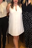 This dress is so cute. I wanted to love it, but the slip kept shifting to one side which shifted the dress, and my chest kept almost popping out! - Allison B.