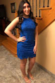 This dress was so beautiful! Wore it to my best friends sweet 16 celebration and received so many compliments! The color and lace was on point! It shaped my body perfectly! Always love to shop on Lulus! - Antoinette G.