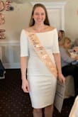 I wore this dress for my bridal shower and got compliments all day. It is super comfy, and the fabric is thick enough so it's not sheer at all. Highly suggest this dress. - Samantha M.