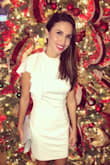 It looks beautiful in person. Fits great. One of my fav dresses. - Anabella W.