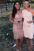 I loved this dress! A little baggy in the midsection but still worked! - Katie R.