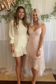 I wore this dress to my best friends bridal shower and everyone LOVED it. I got so many compliments. The dress was an amazing color and it was comfy. It hugged back my curves perfectly and I loved the midi look of it! MUST BUY! - Hayli B.