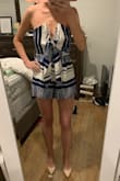 I love the fit of this! It even works for people with bigger bust like me. I really, really love the cut and how flattering it is! - Hillary L.