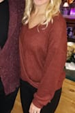 Very nice, warm and soft sweater. I plan to buy it in another color. I wear a size small in Lulus dresses, and bought this in a medium so I could have it a little lose. Glad I did as a small may have been a little too snug for my liking. Definitely recommend. - Lindsey D.