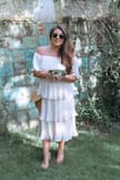 Love this dress. I'm a sucker for anything off the shoulder and this dress does not disappoint. Definitely would recommend sizing down! Sooo comfy! - Gemma M.