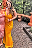 This is probably the best dress I own! Fits great, is super thick and lined. I love it! Wore it to a wedding with blue tassel earrings and a blue tassel clutch. Looked great. - Natalie H.
