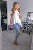 I love love love this shirt, and I wish it came in more colors because I would buy them all. - Martina D.