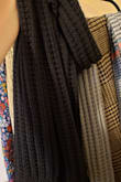 Nice and soft. Looks pretty on and it's really thick so good for cold weather. - Estefania M.