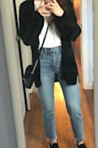 These jeans are a god send!!! Absolutely love them. Can be dressed up or down and are the best quality. Only downside is that they stretch after a day of wearing and will probably require more washes than most jeans to keep them fitting nice. I would recommend sizing down if you prefer a looser fit! I personally like that they fit a little looser for the boyfriend Jean look. Overall LOVE !! So trendy :) - Shelby T.