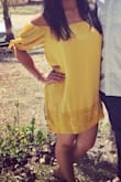 Love the fit and the color of this dress! It wasn't too short either. - Diana G.