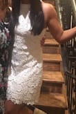 Absolutely loved this dress for my rehearsal dinner. Very flattering. Could of gone with a medium but the large made it more loose vs form fitting. Highly recommend. - Danielle S.